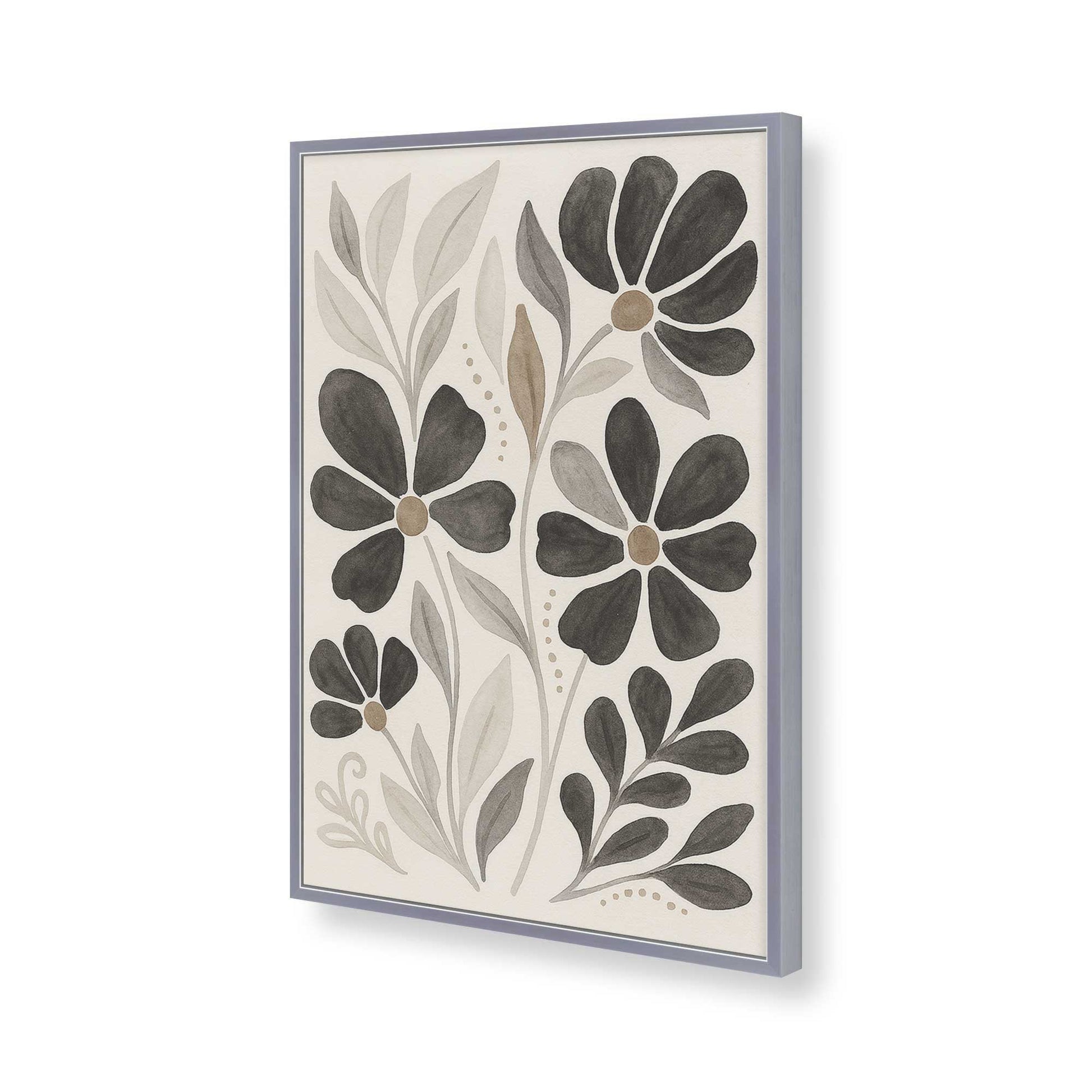 [Color:Polished Chrome], Picture of art in a Polished Chrome frame of the corner