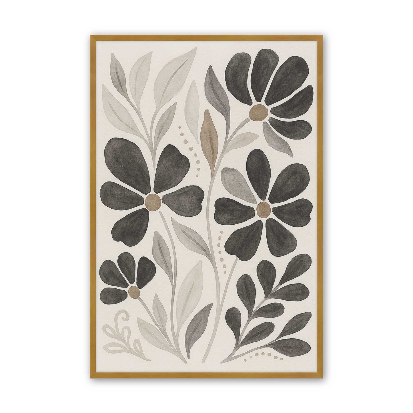 [Color:Polished Gold], Picture of art in a Polished Gold frame