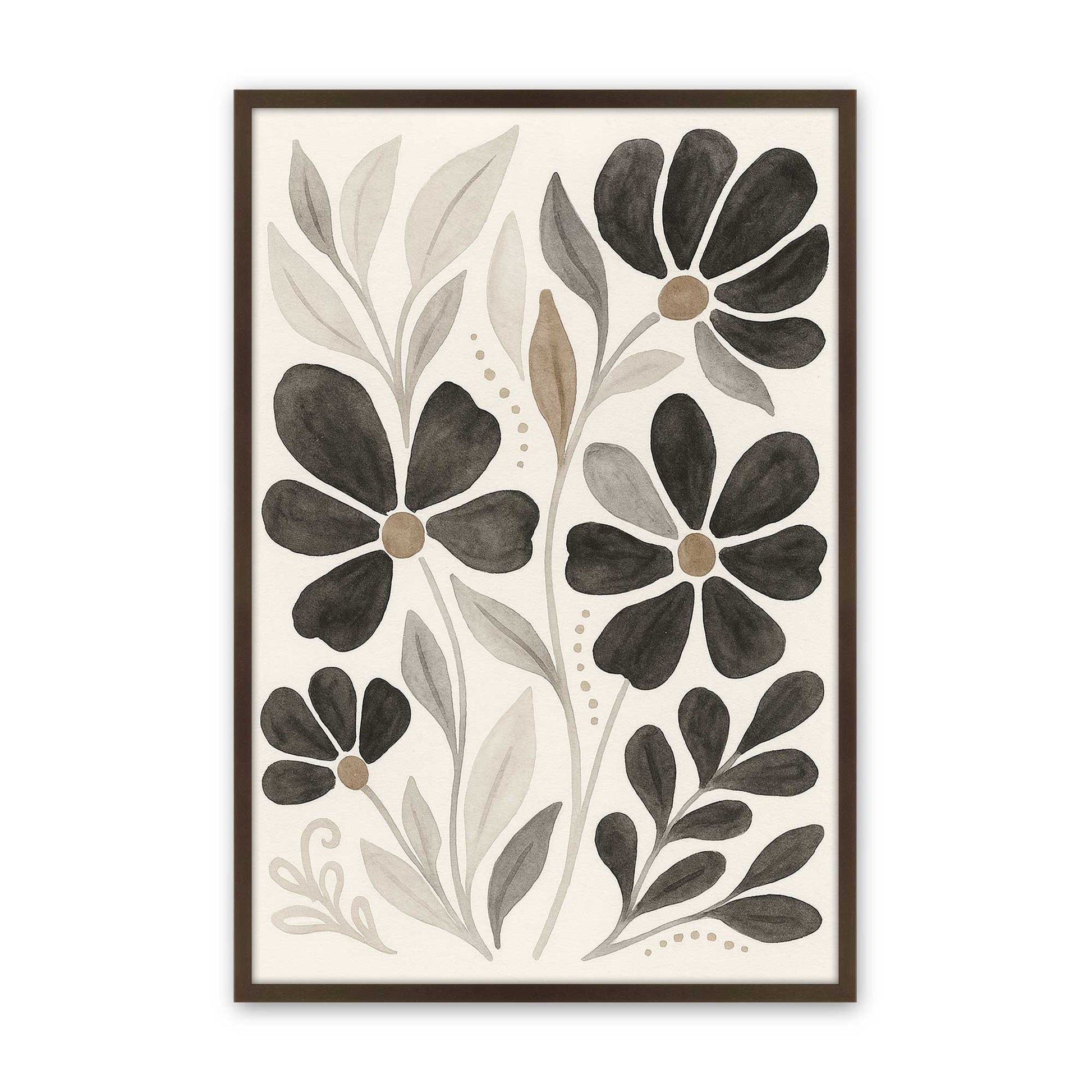 [Color:Belvinder Brown], Picture of art in a Belvinder Brown frame