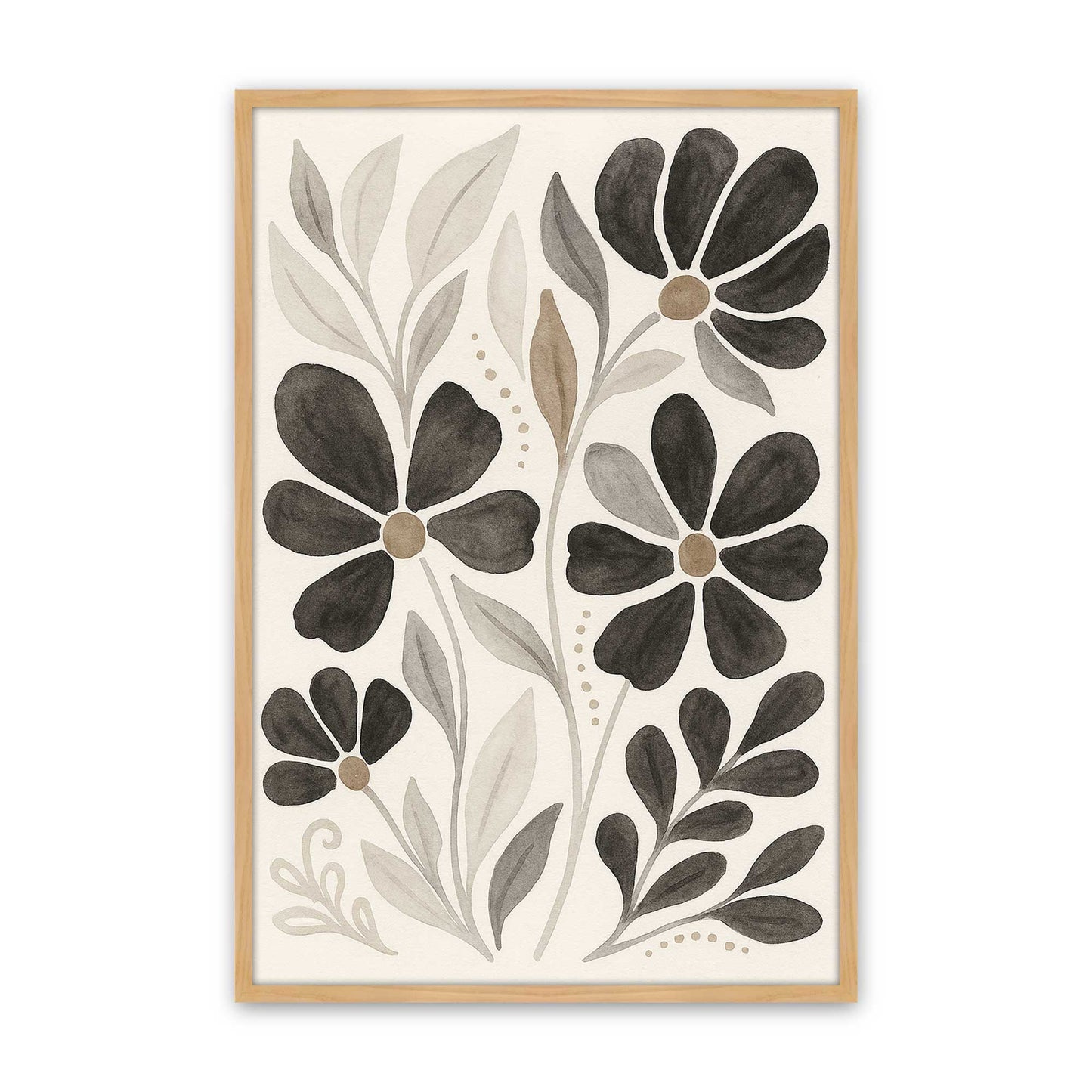 [Color:American Maple], Picture of art in a American Maple frame