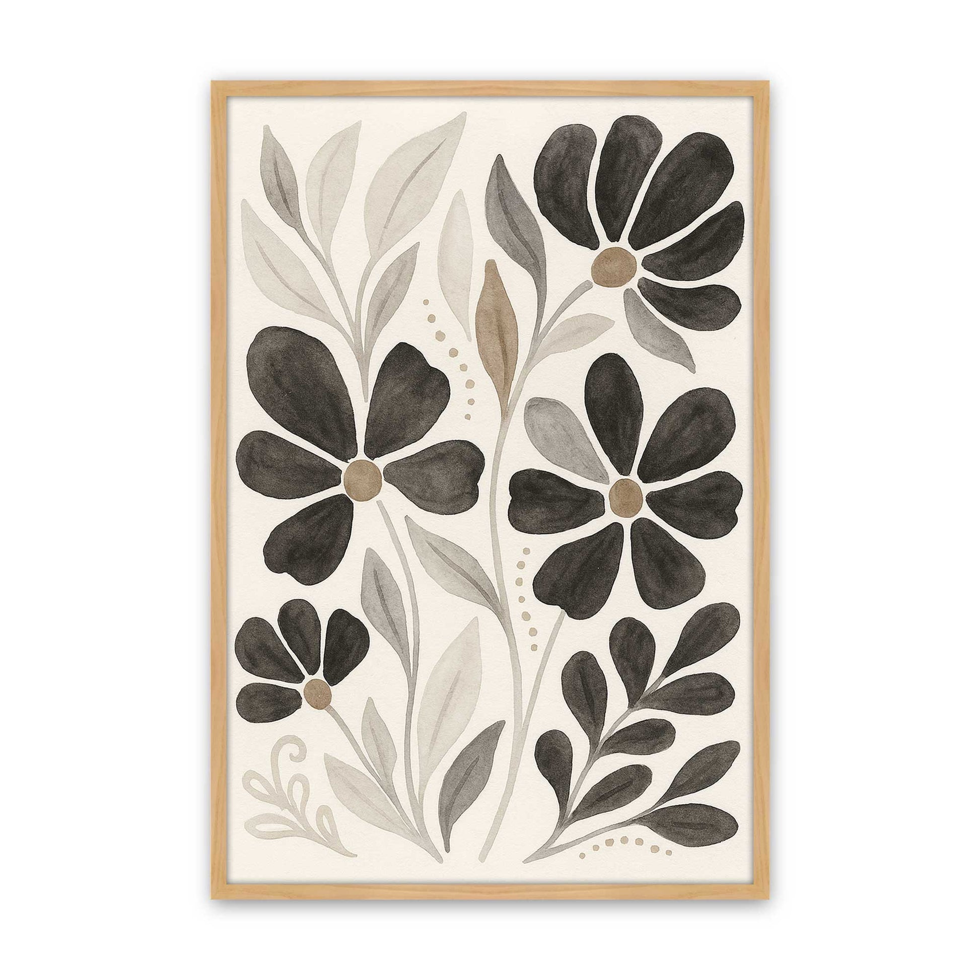 [Color:American Maple], Picture of art in a American Maple frame
