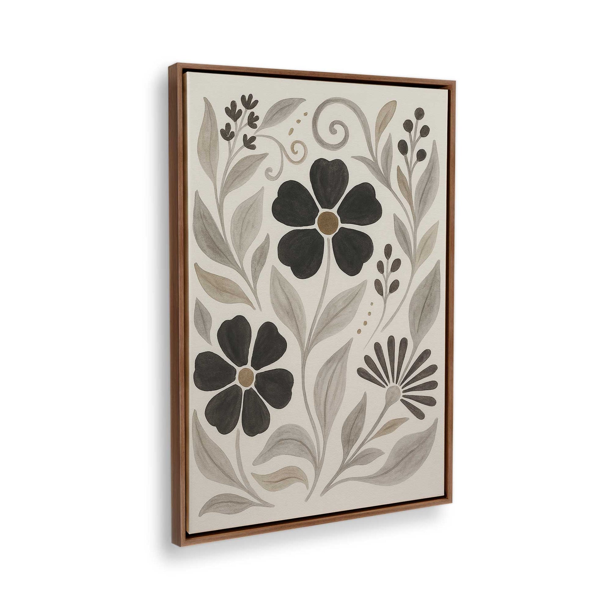 [Color:Walnut], Picture of the corner of the art