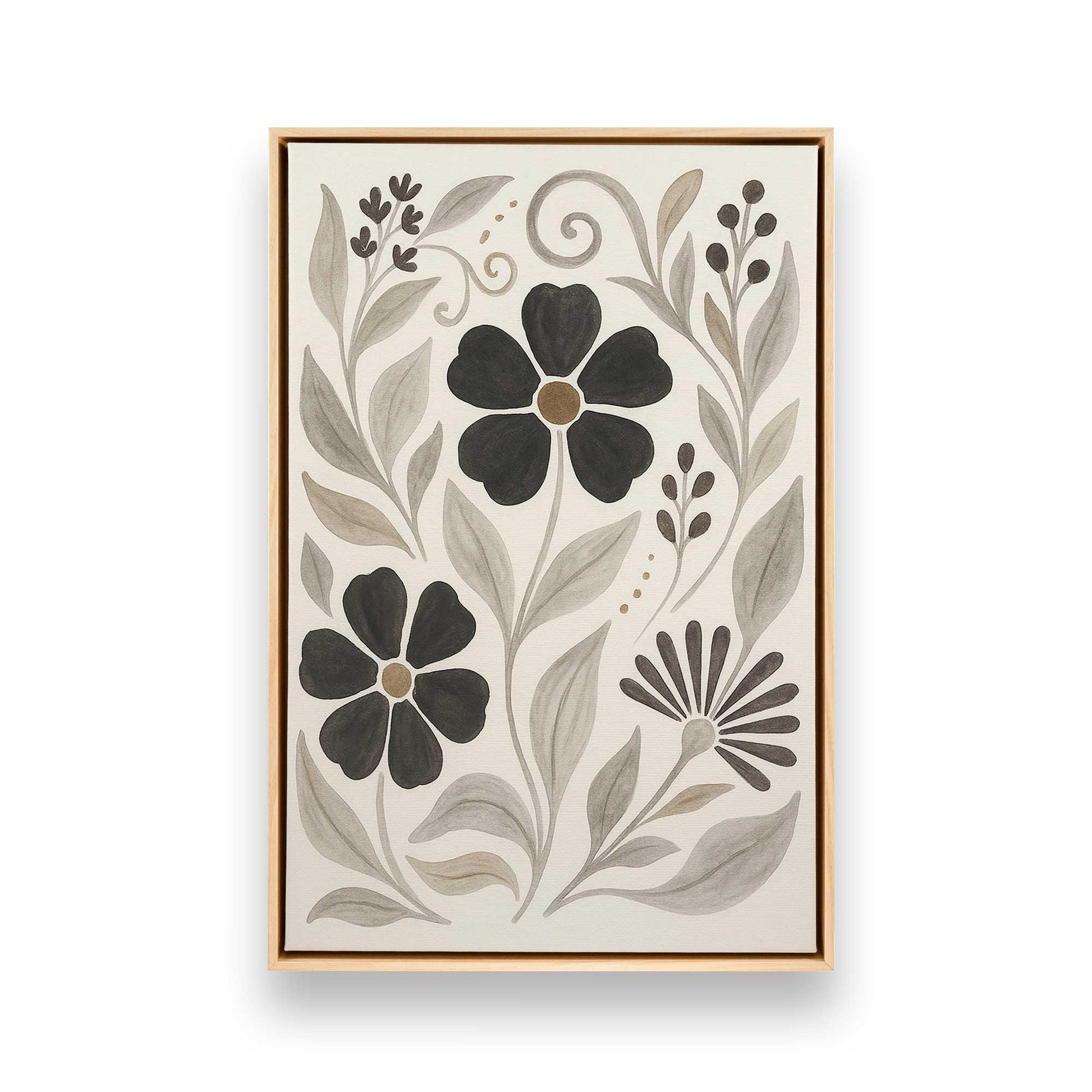 [Color:American Maple], Picture of art in a American Maple frame