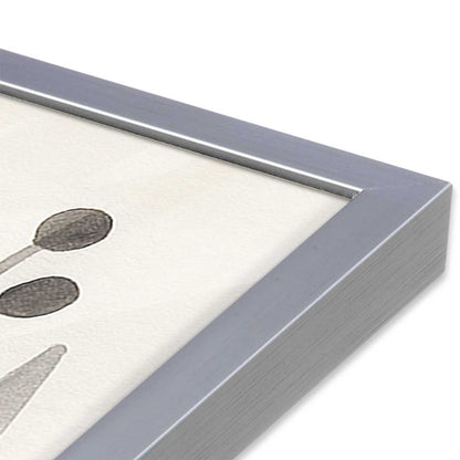 [Color:Polished Chrome], Picture of art in a Polished Chrome frame at an angle