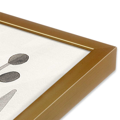 [Color:Polished Gold], Picture of art in a Polished Gold frame at an angle