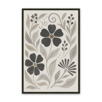 [Color:Satin Black], Picture of art in a Satin Black frame
