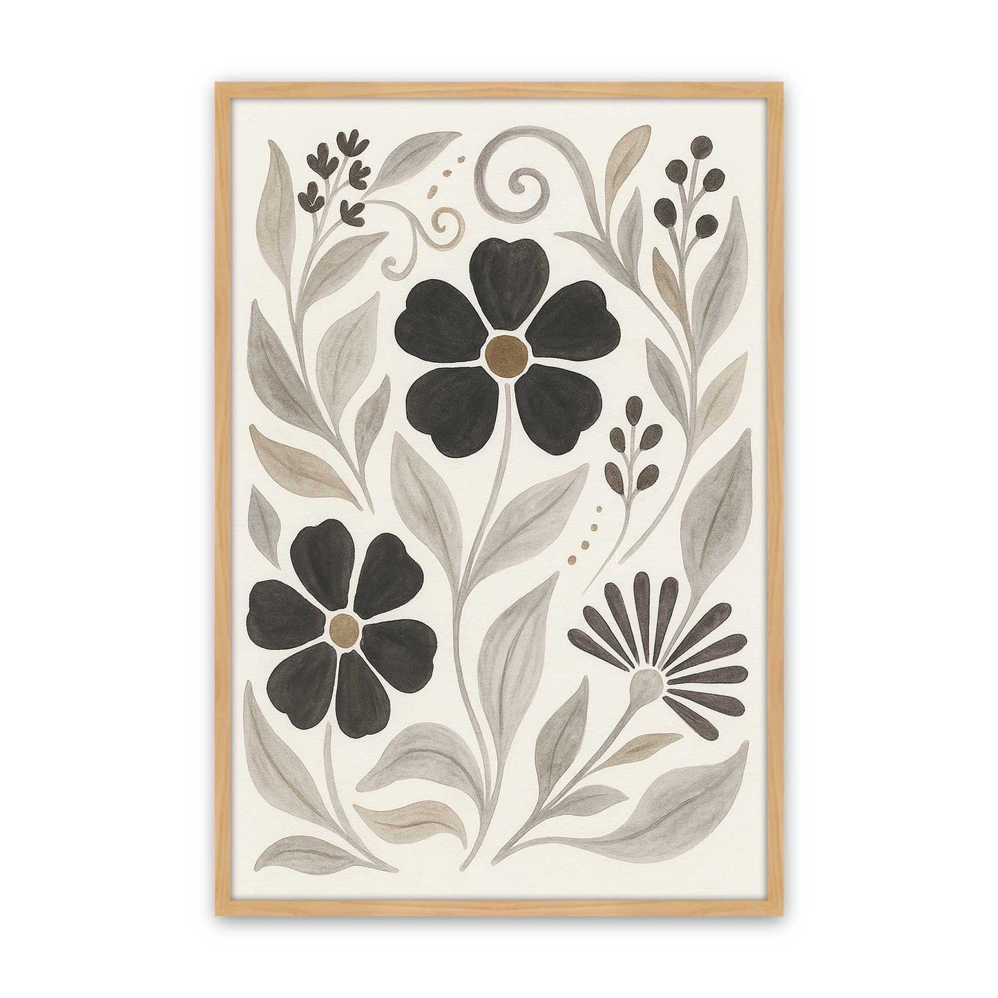 [Color:American Maple], Picture of art in a American Maple frame