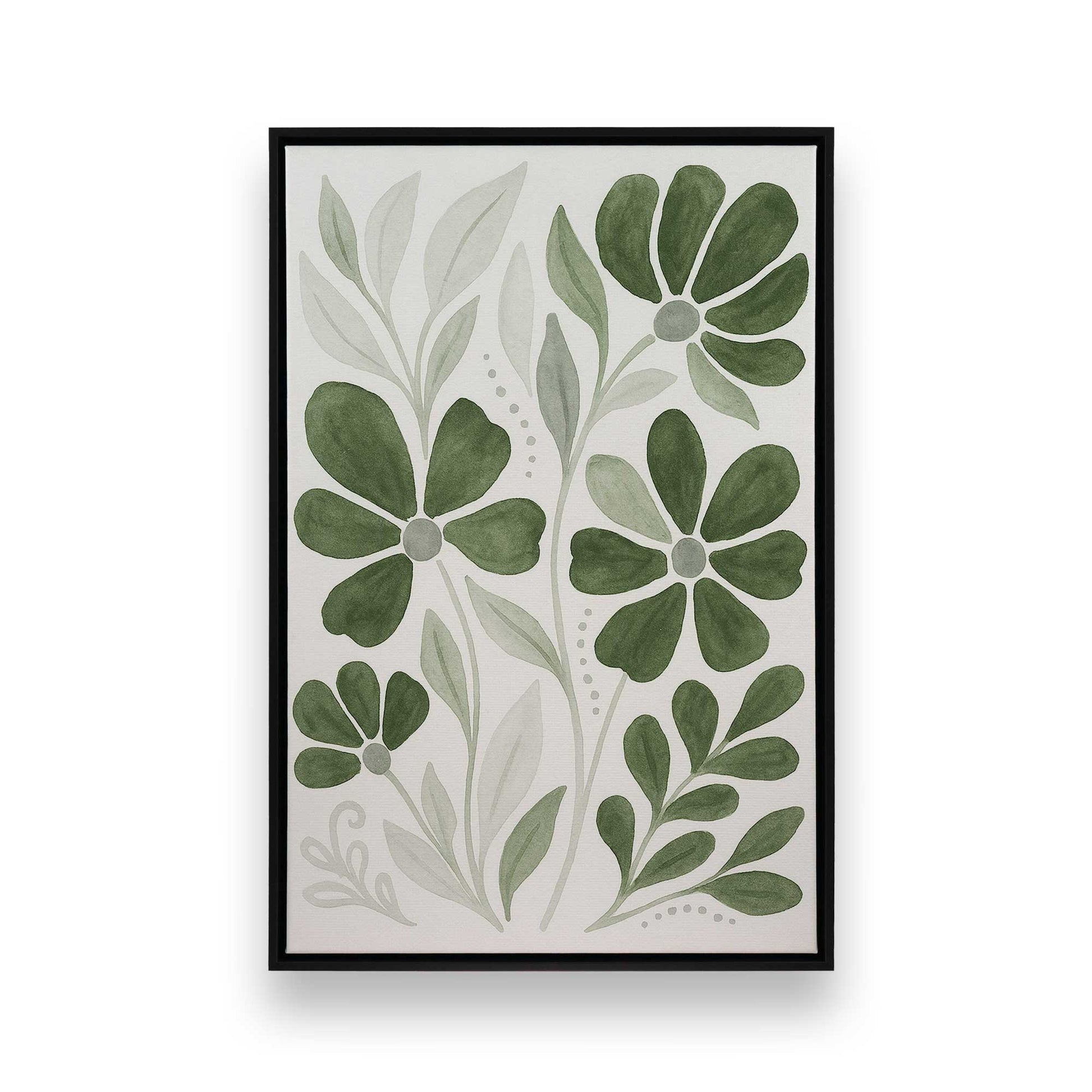 [Color:Satin Black], Picture of art in a Satin Black frame