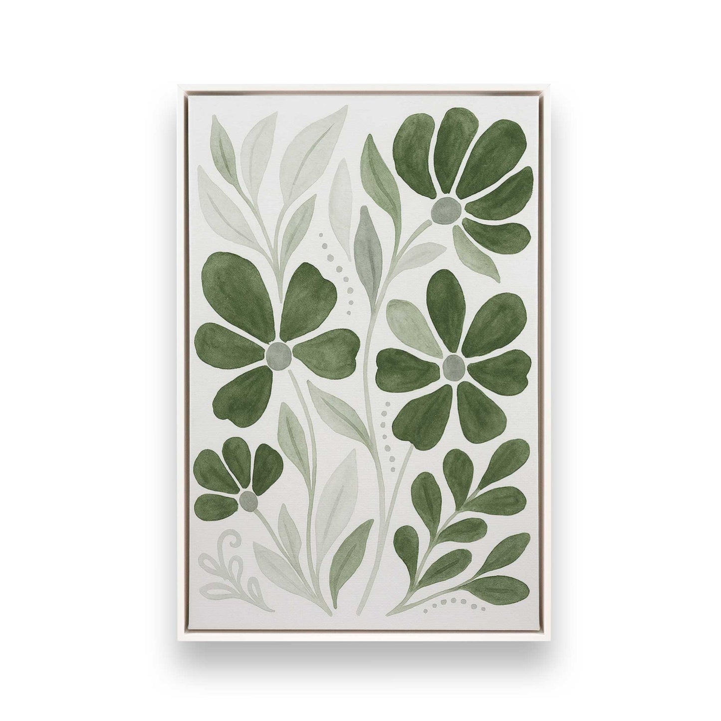 [Color:Opaque White], Picture of art in a White frame
