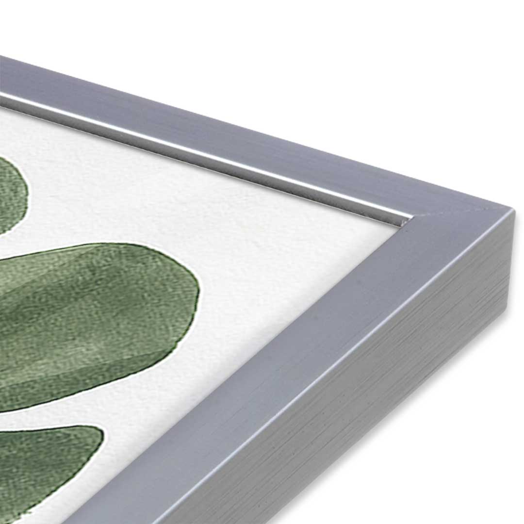 [Color:Polished Chrome], Picture of art in a Polished Chrome frame at an angle