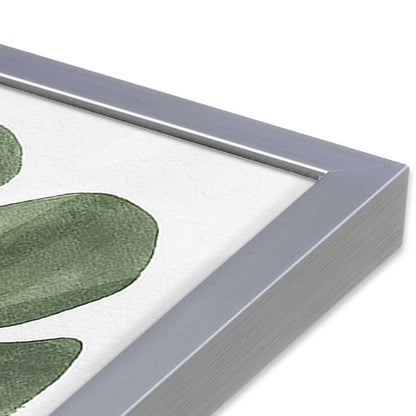 [Color:Polished Chrome], Picture of art in a Polished Chrome frame at an angle