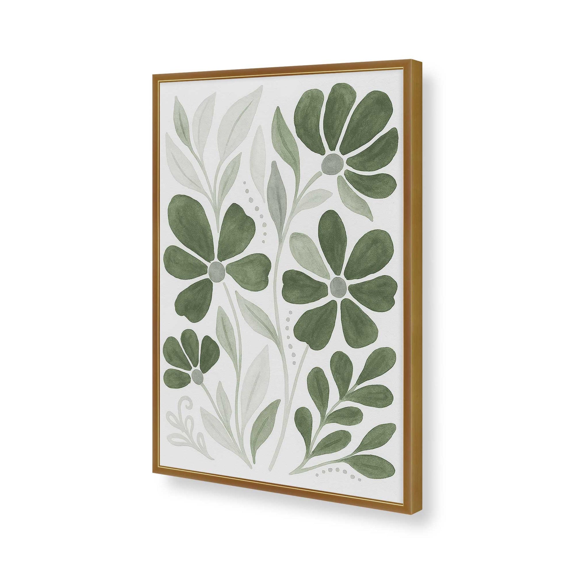 [Color:Polished Gold], Picture of art in a Polished Gold frame of the corner