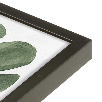 [Color:Satin Black], Picture of art in a Satin Black frame at an angle