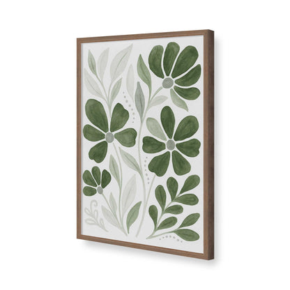 [Color:Walnut], Picture of art in a Walnut frame of the corner