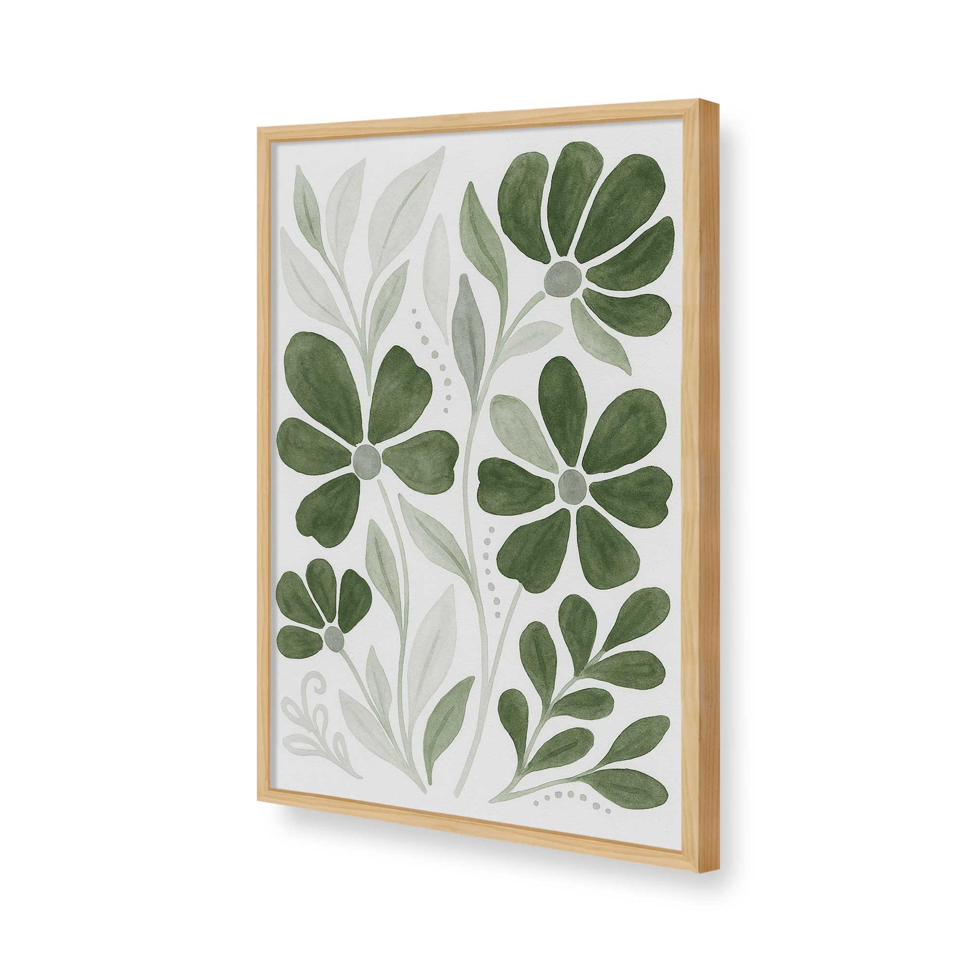 [Color:American Maple], Picture of art in a American Maple frame of the corner