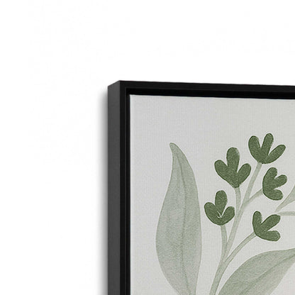 [Color:Satin Black], Picture of art in a Satin Black frame at an angle