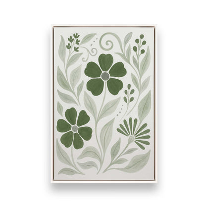 [Color:Opaque White], Picture of art in a White frame