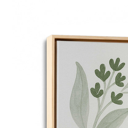 [Color:American Maple], Picture of art in a American Maple frame at an angle