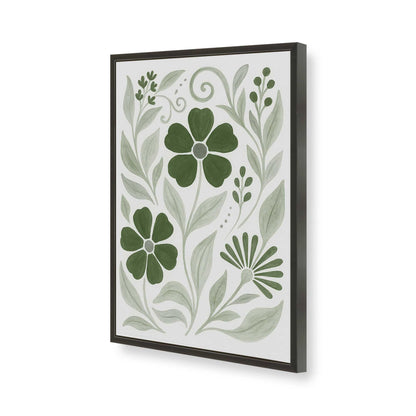 [Color:Satin Black], Picture of art in a Satin Black frame of the corner