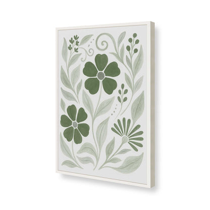 [Color:Opaque White], Picture of art in a Opaque White frame of the corner