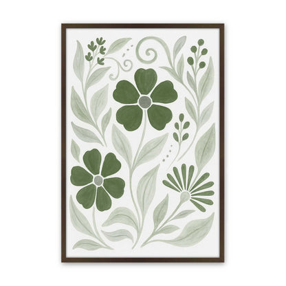 [Color:Brown], Picture of art in a Brown frame