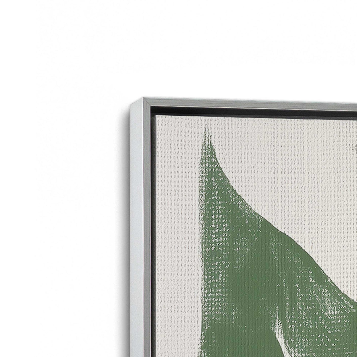 [Color:Polished Chrome], Picture of art in a Polished Chrome frame at an angle