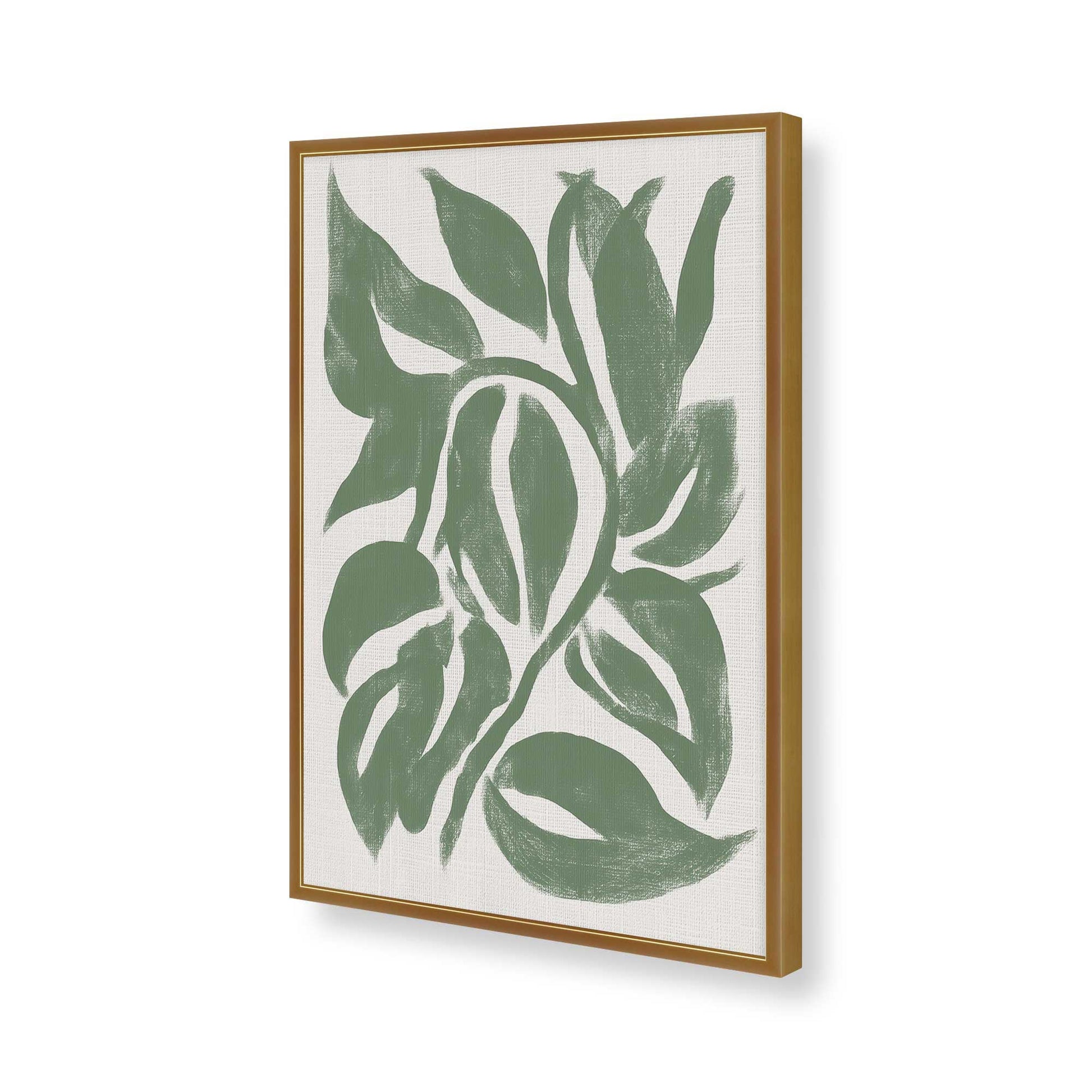 [Color:Polished Gold], Picture of art in a Polished Gold frame of the corner