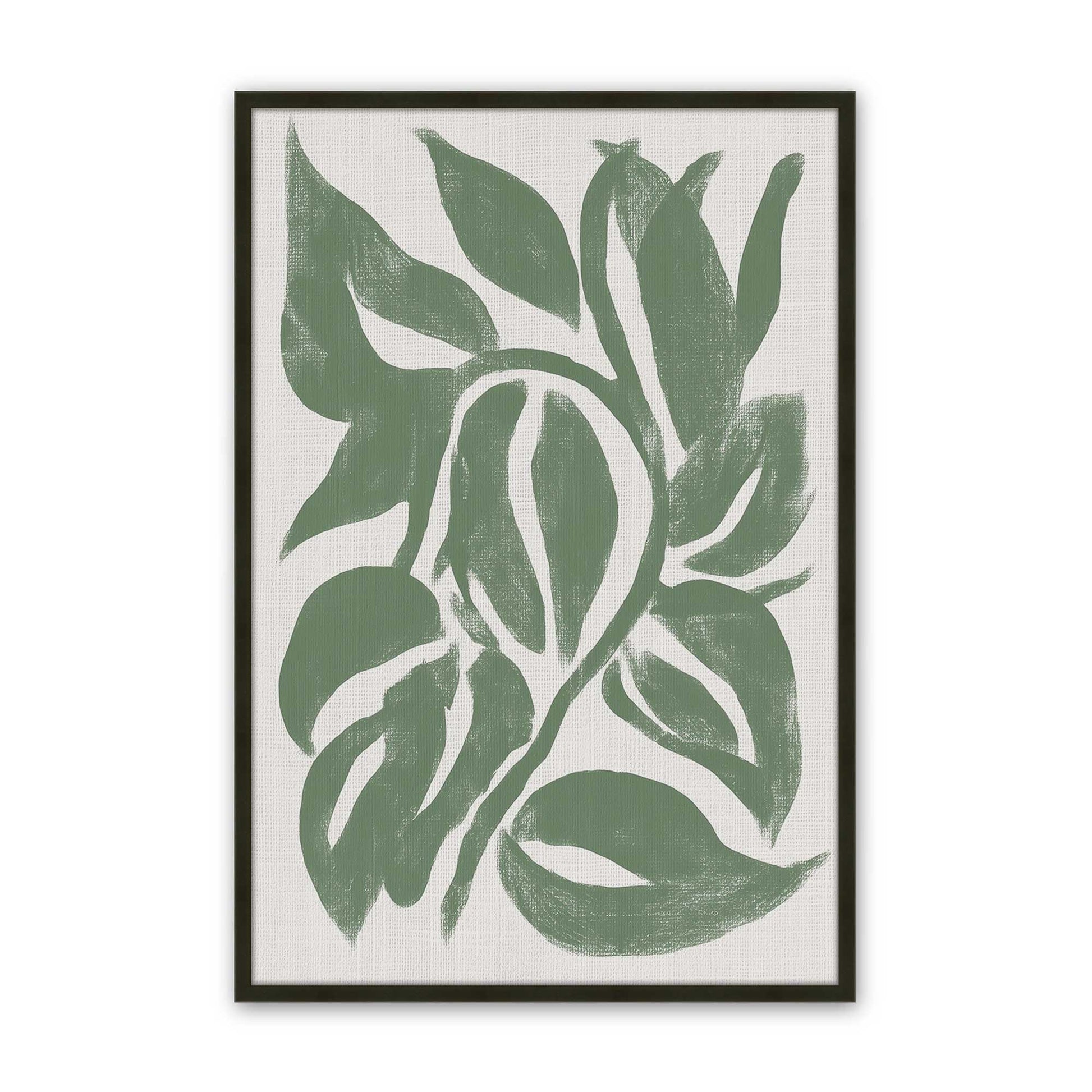 [Color:Satin Black], Picture of art in a Satin Black frame