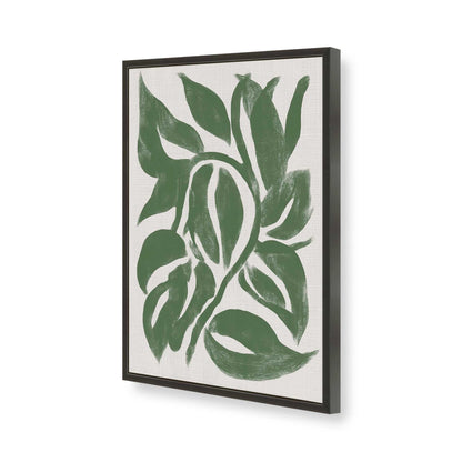 [Color:Satin Black], Picture of art in a Satin Black frame of the corner