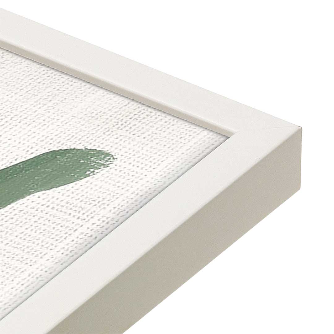 [Color:Opaque White], Picture of art in a Opaque White frame at an angle