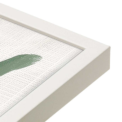 [Color:Opaque White], Picture of art in a Opaque White frame at an angle