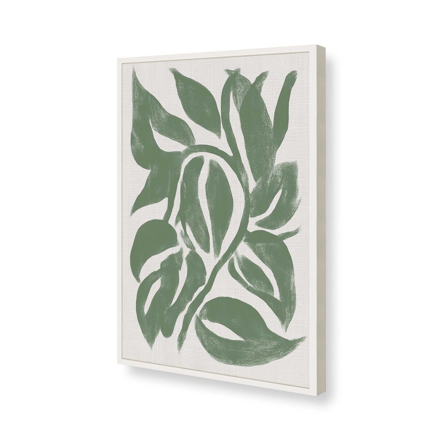 [Color:Opaque White], Picture of art in a Opaque White frame of the corner