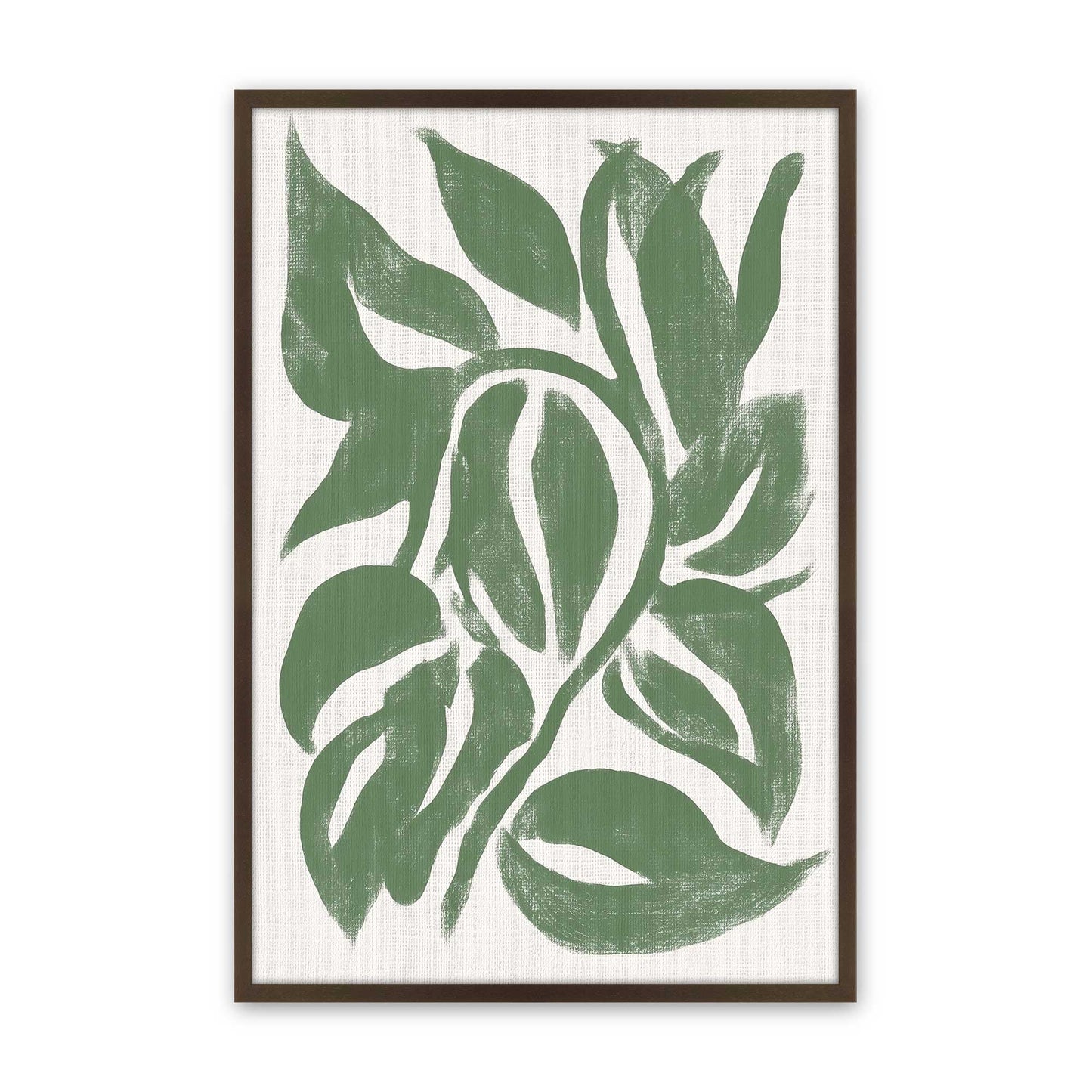 [Color:Brown], Picture of art in a Brown frame