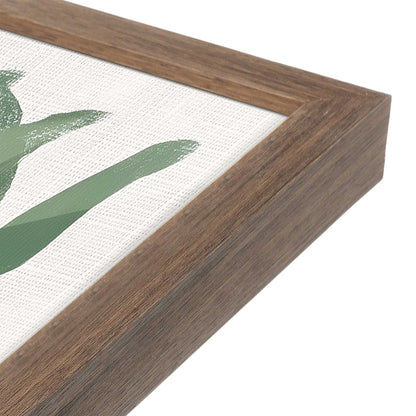 [Color:Walnut], Picture of art in a Walnut frame at an angle