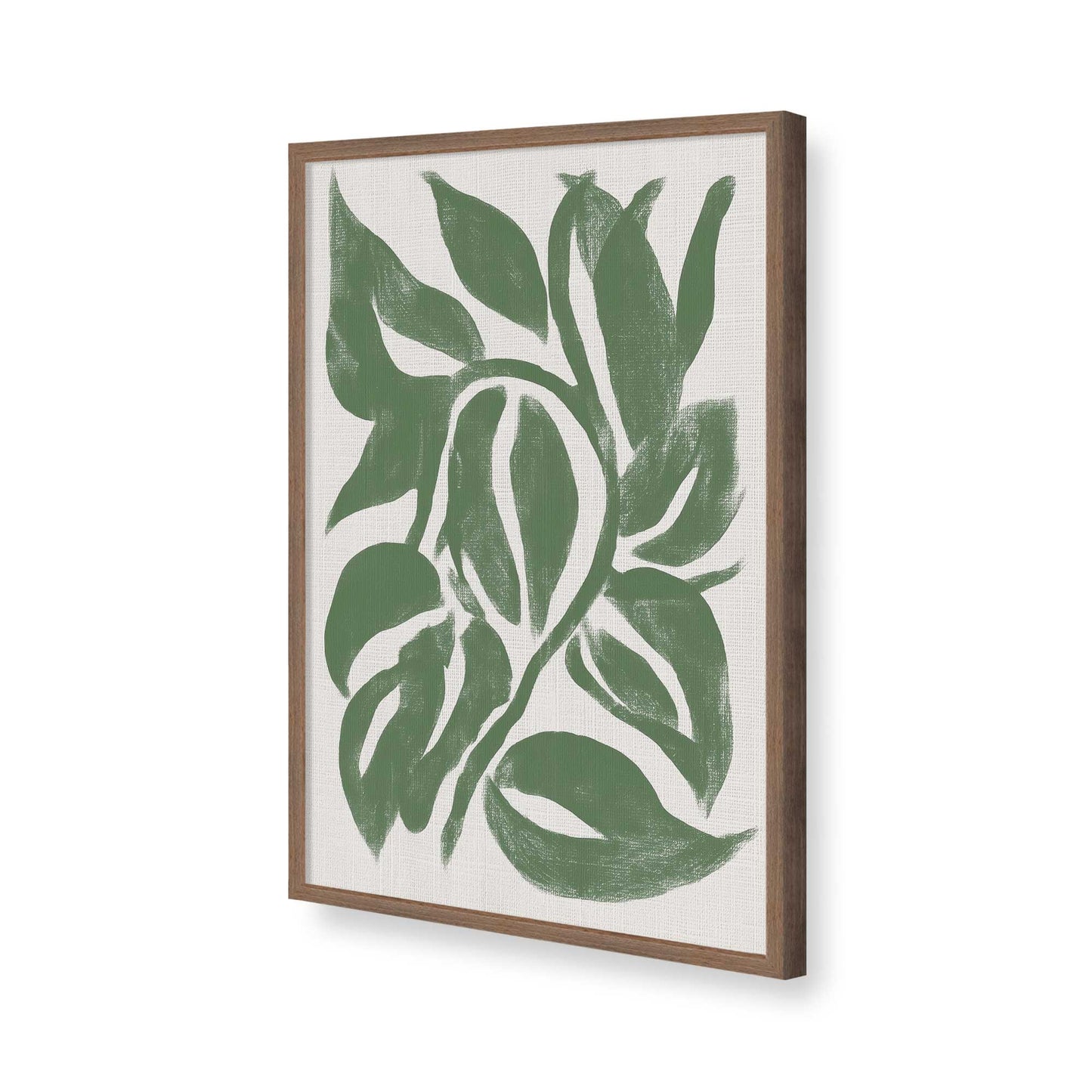 [Color:Walnut], Picture of art in a Walnut frame of the corner