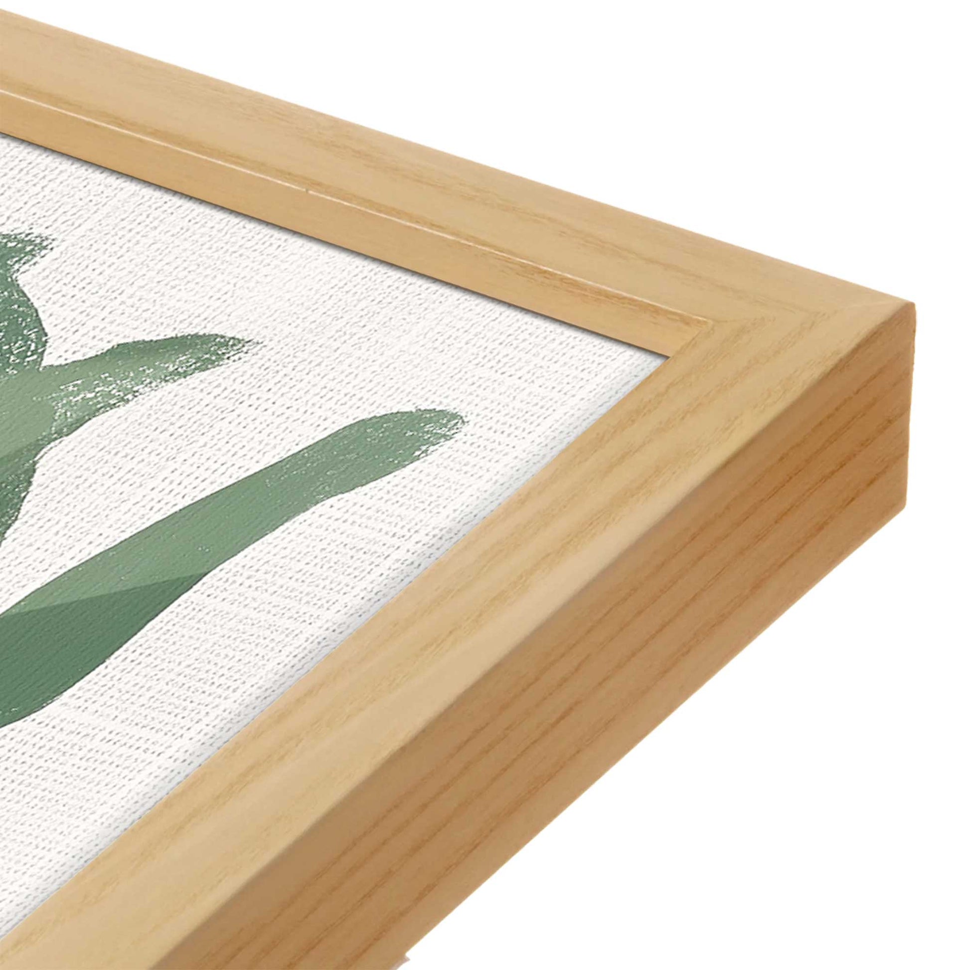 [Color:American Maple], Picture of art in a American Maple frame at an angle