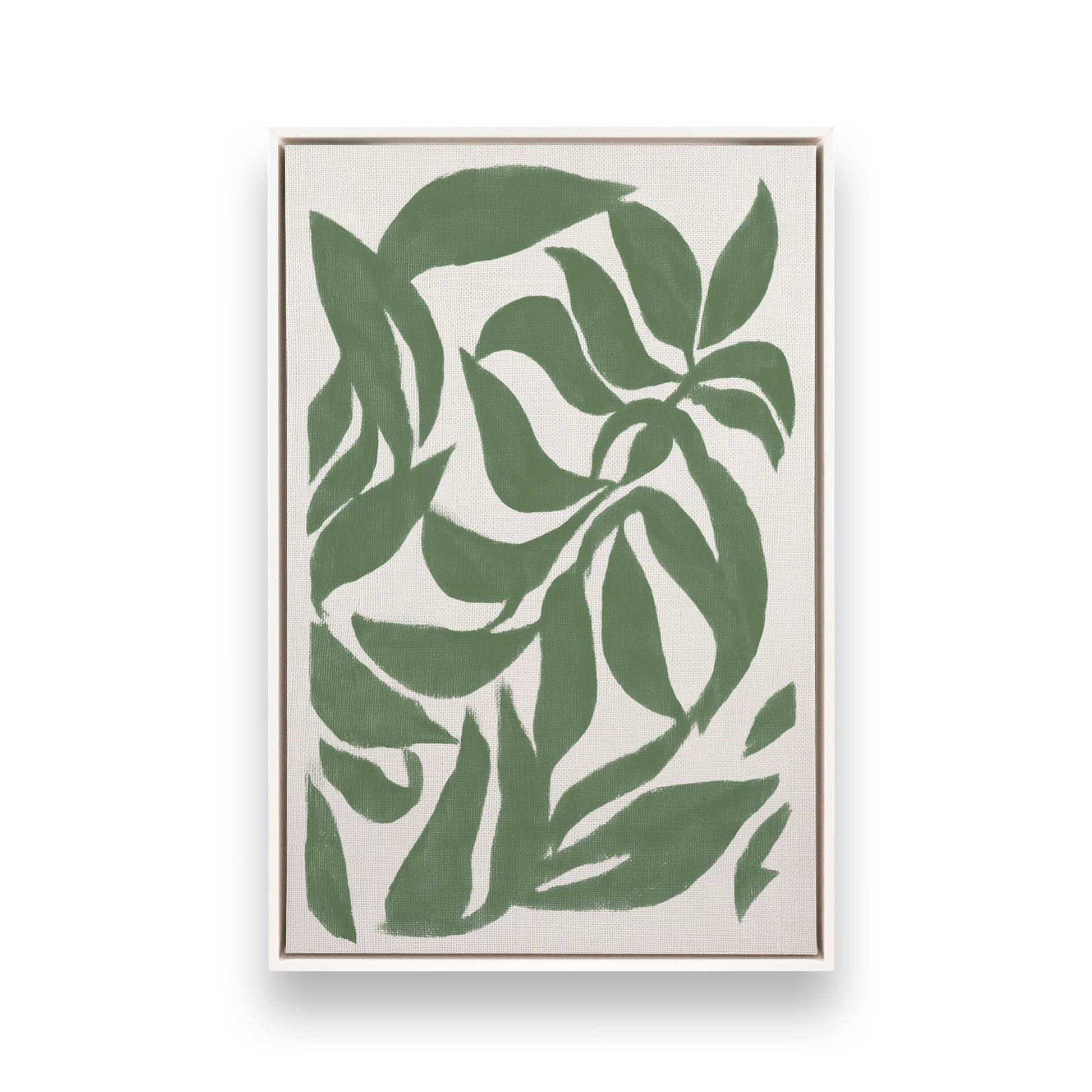 [Color:Opaque White], Picture of art in a White frame