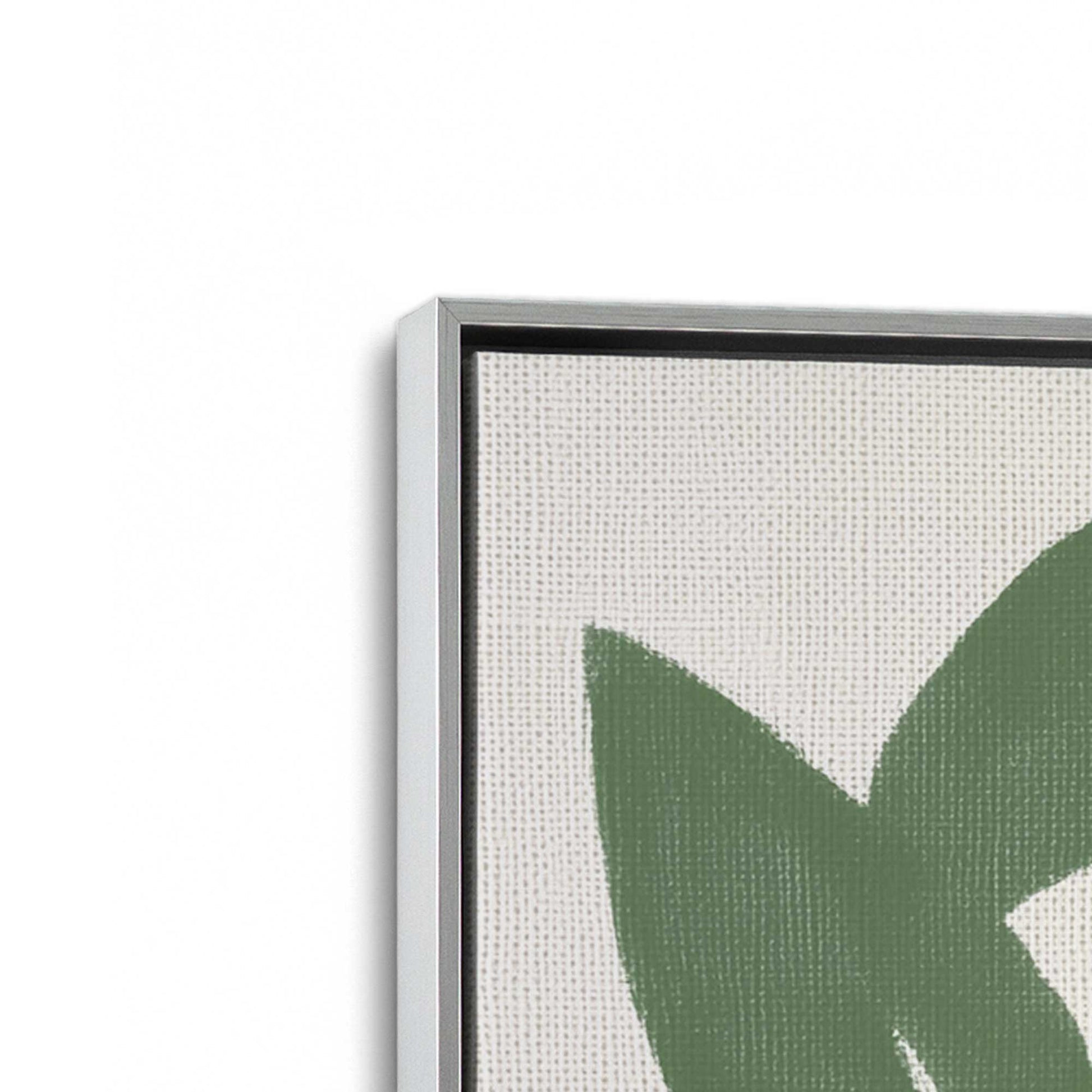 [Color:Polished Chrome], Picture of art in a Polished Chrome frame at an angle