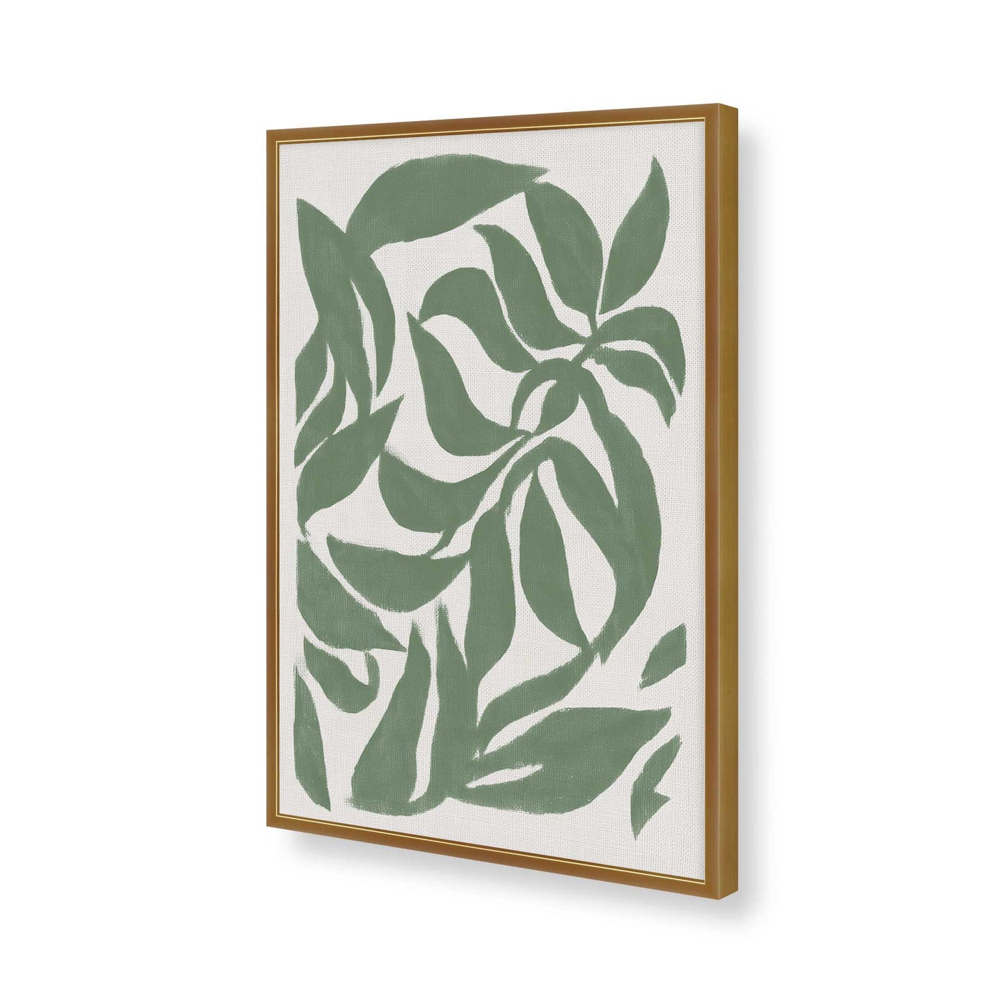 [Color:Polished Gold], Picture of art in a Polished Gold frame of the corner