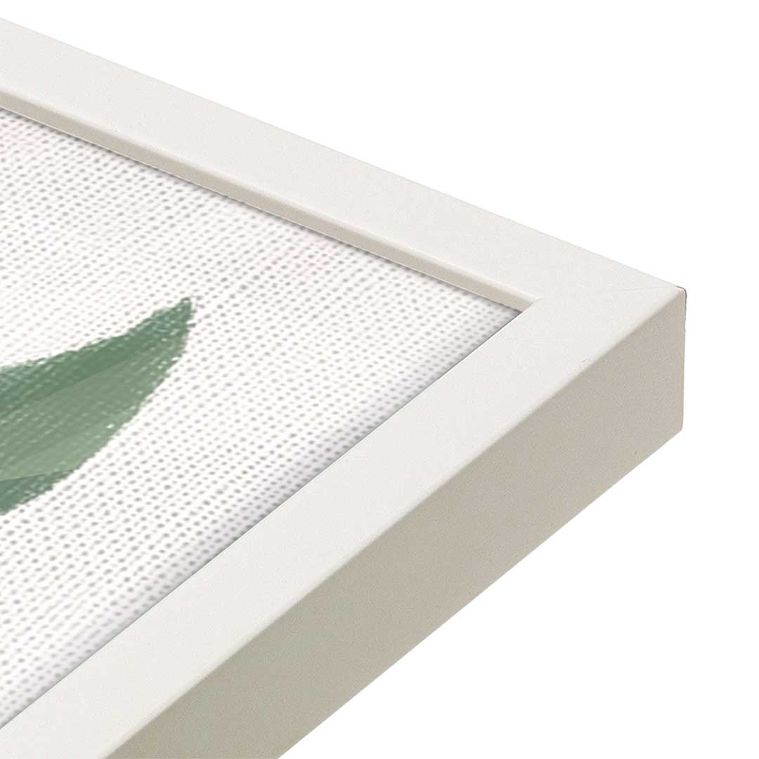 [Color:Opaque White], Picture of art in a Opaque White frame at an angle