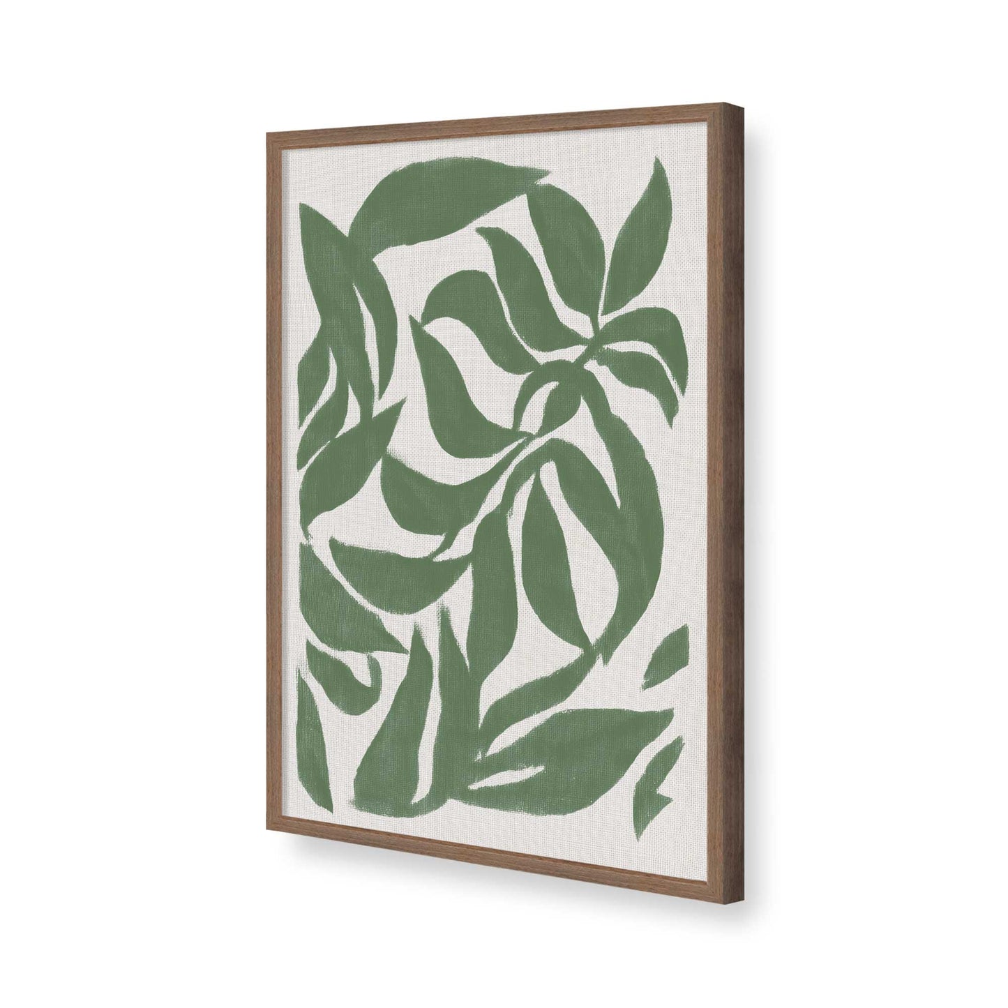 [Color:Walnut], Picture of art in a Walnut frame of the corner