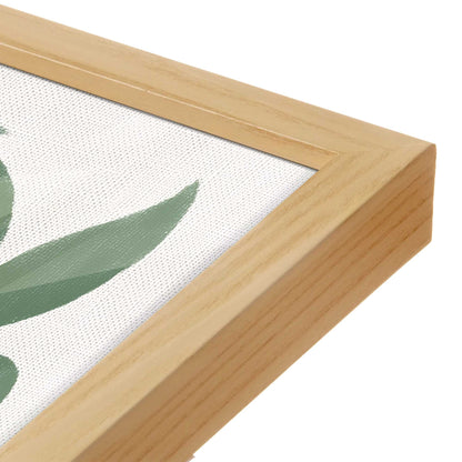 [Color:American Maple], Picture of art in a American Maple frame at an angle