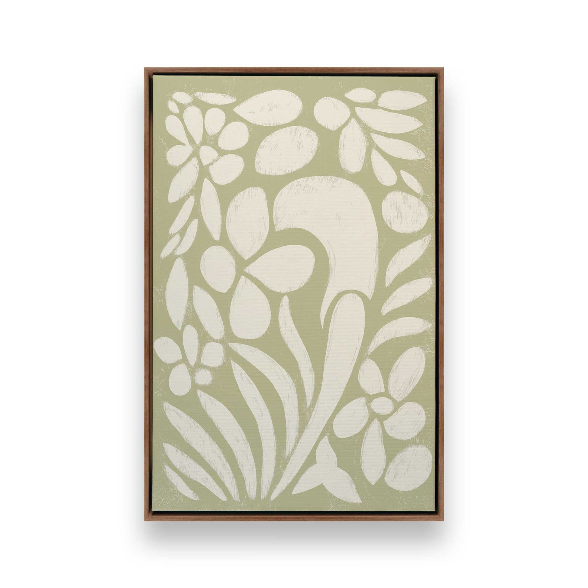 [Color:Walnut], Picture of art in a Walnut frame