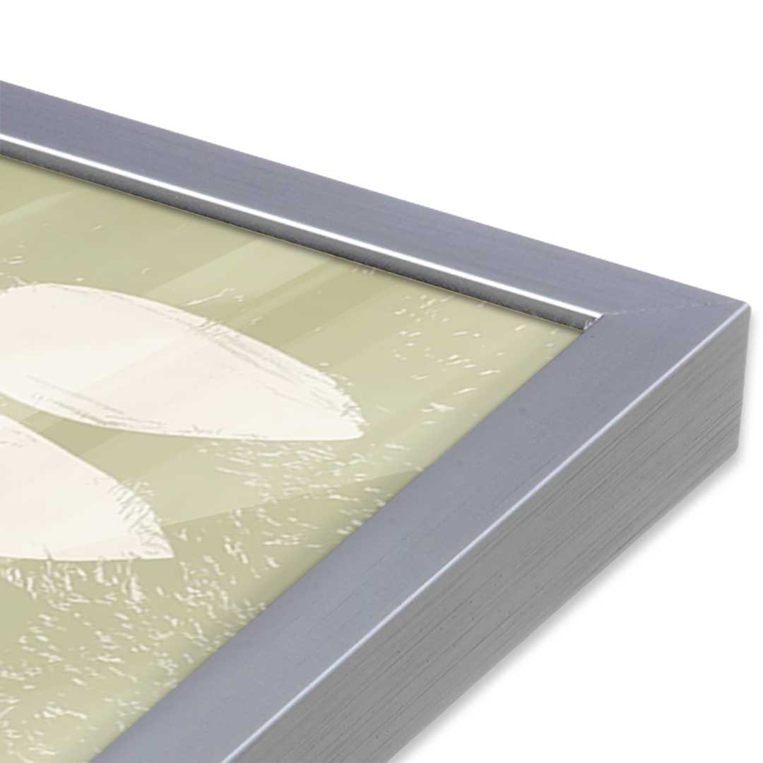 [Color:Polished Chrome], Picture of art in a Polished Chrome frame at an angle