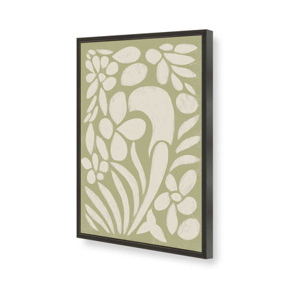 [Color:Satin Black], Picture of art in a Satin Black frame of the corner