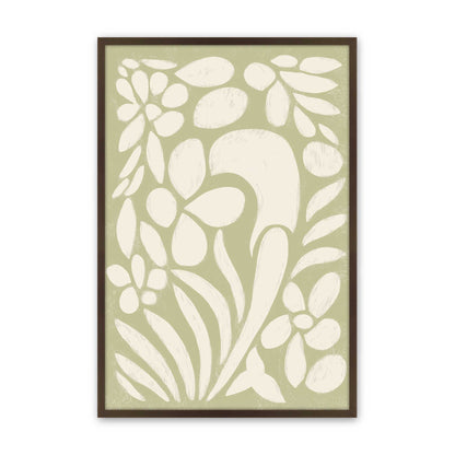 [Color:Brown], Picture of art in a Brown frame