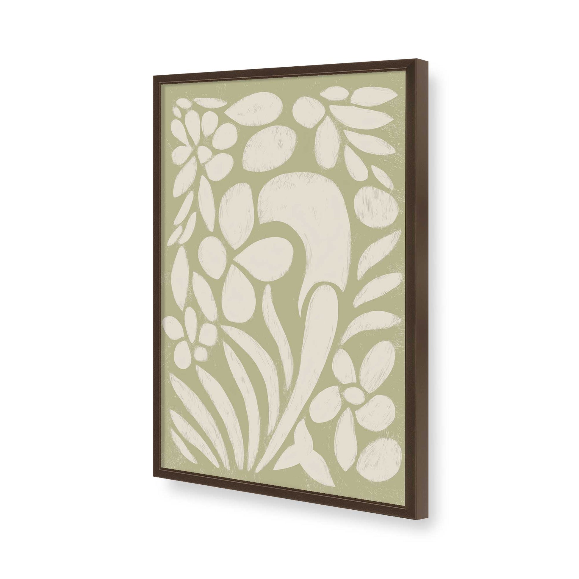 [Color:Belvinder Brown], Picture of art in a Belvinder Brown frame of the corner
