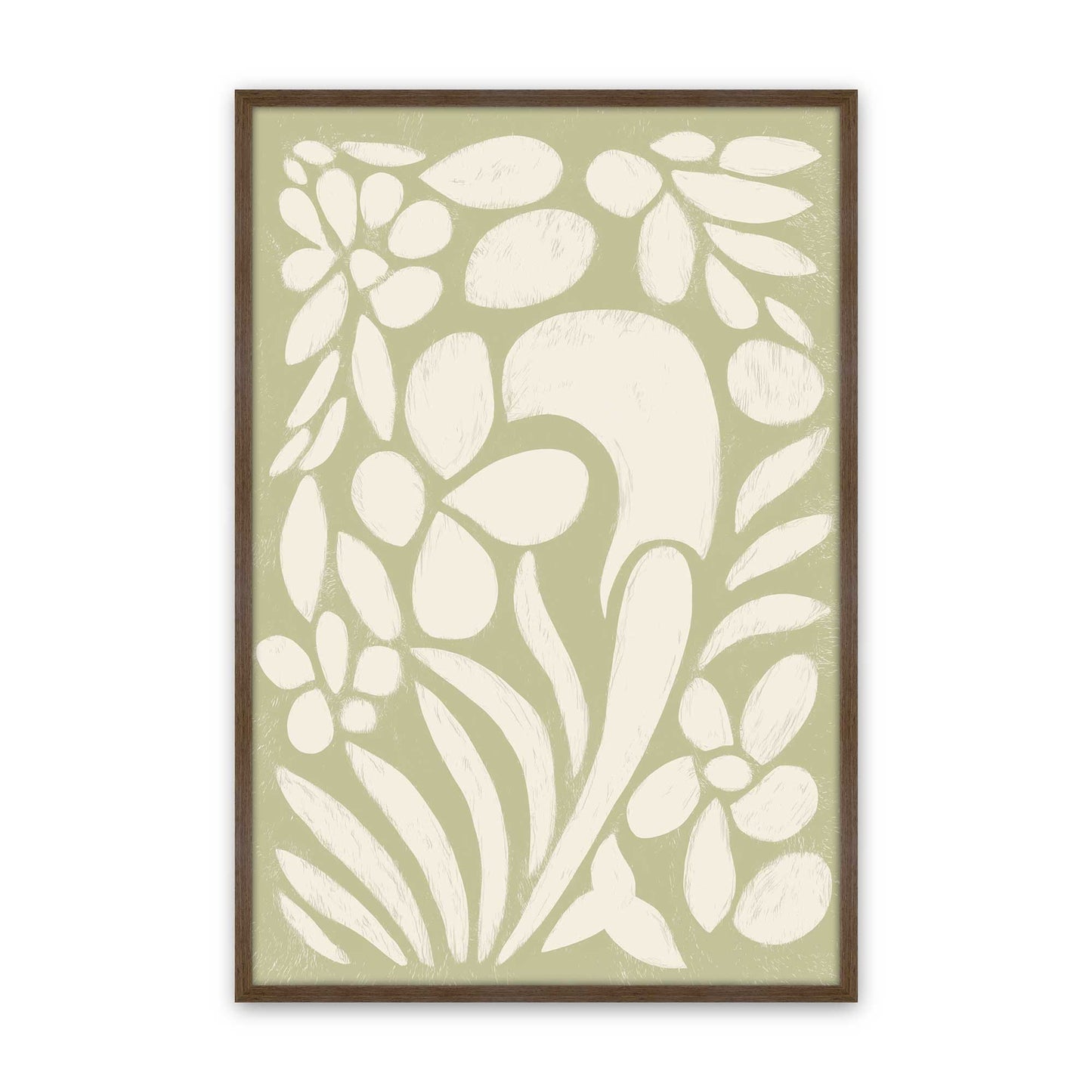 [Color:Walnut], Picture of art in a Walnut frame