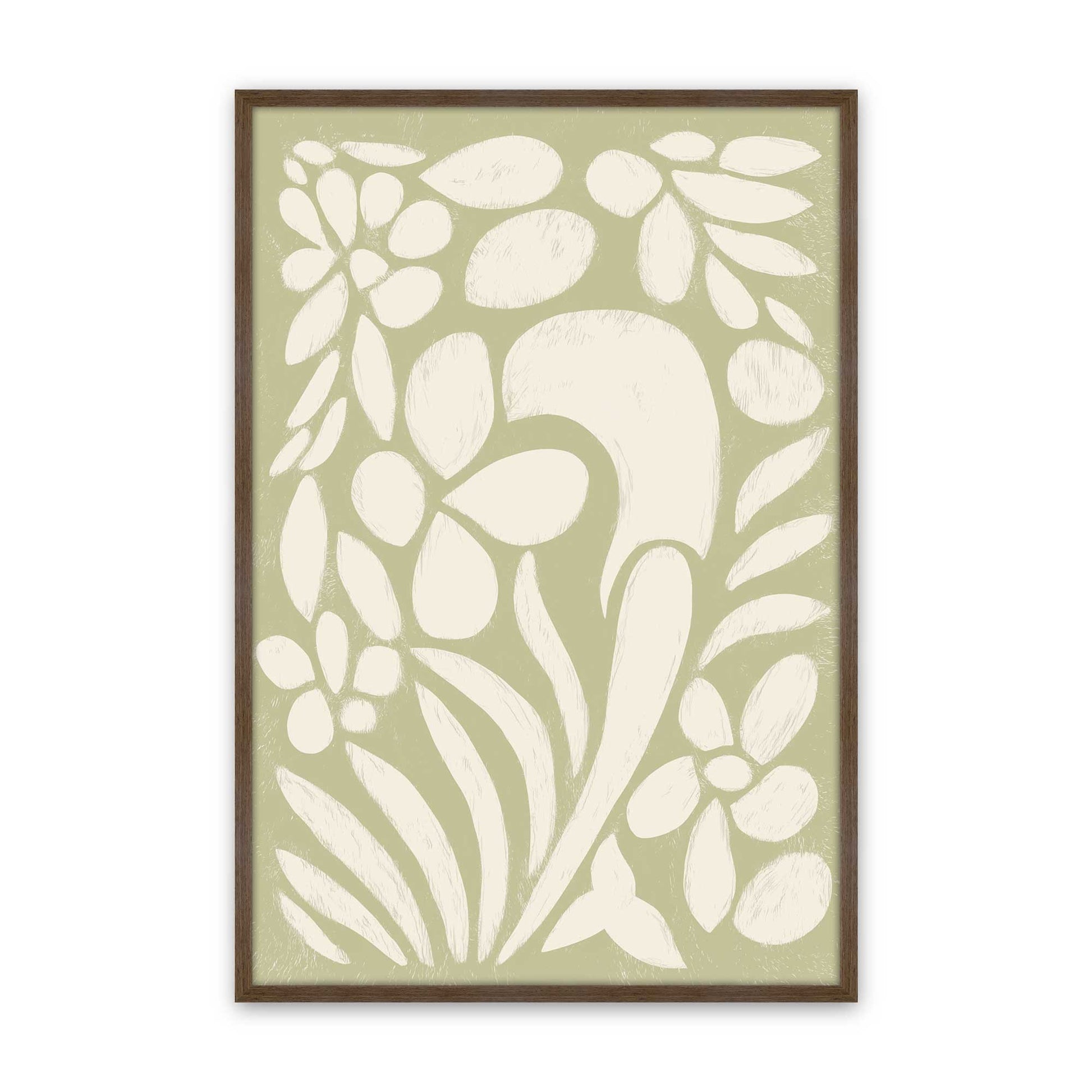 [Color:Walnut], Picture of art in a Walnut frame