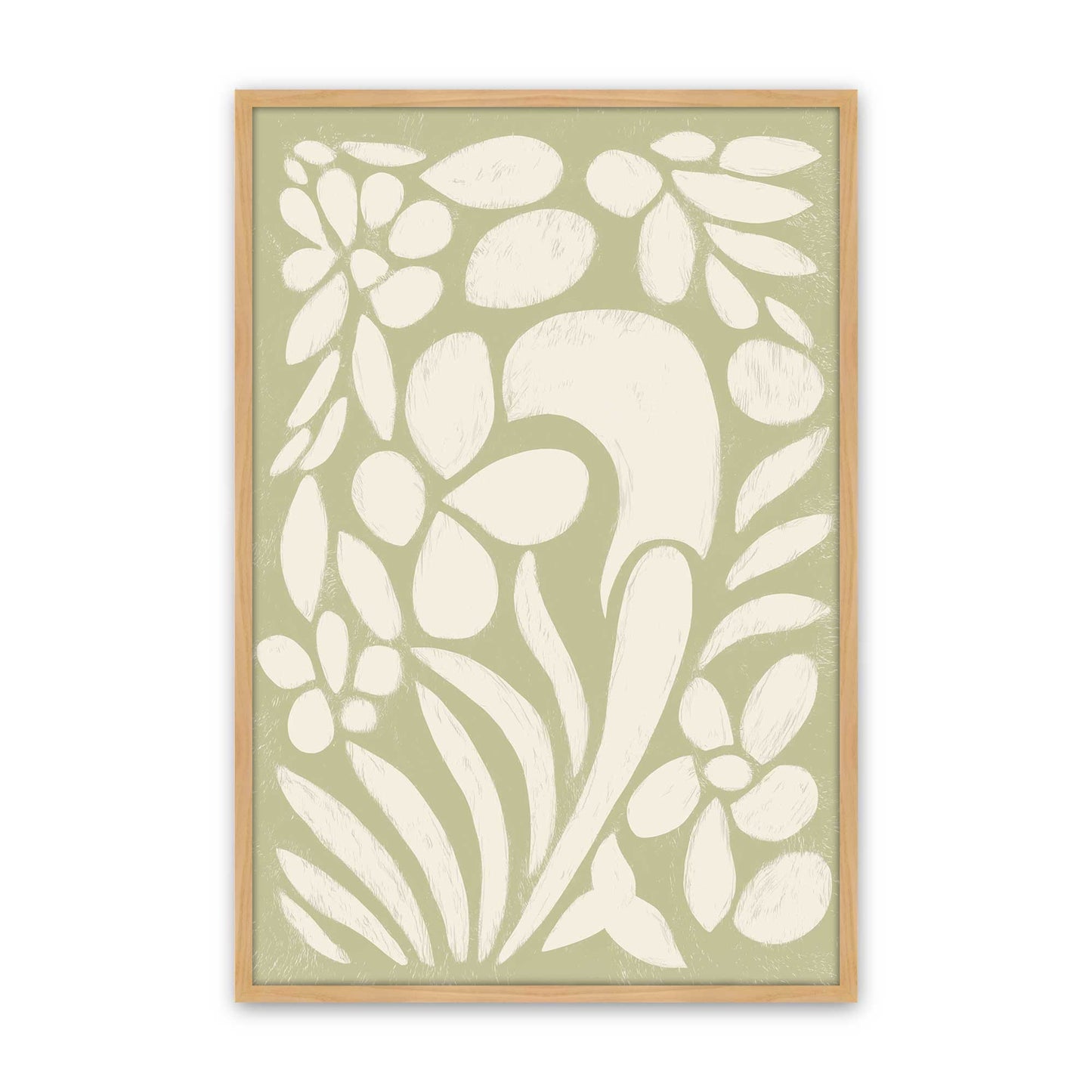 [Color:American Maple], Picture of art in a American Maple frame
